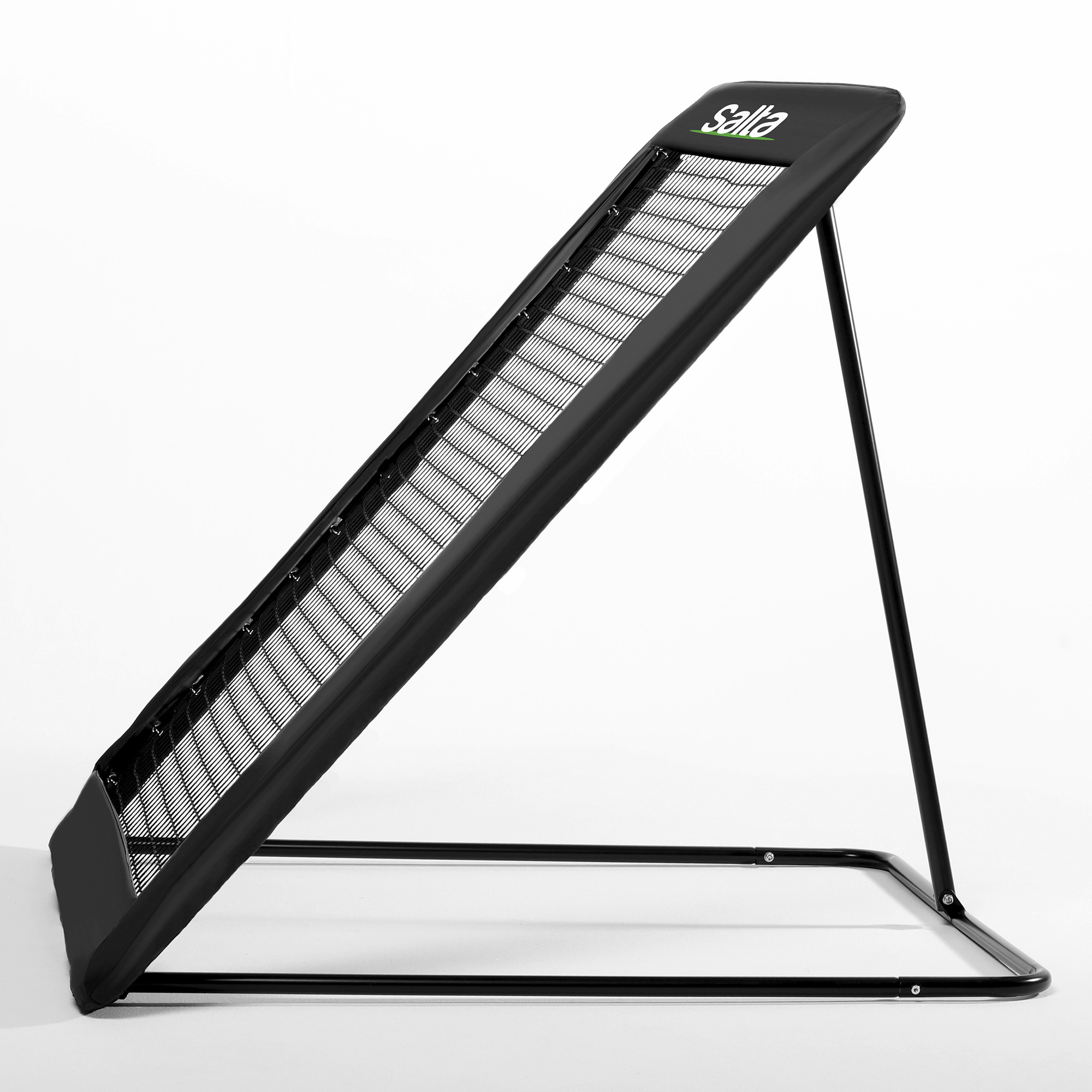 Fotbollsmål Salta Rebounder i Svart med Justerbar Vinkel 164x164 cm