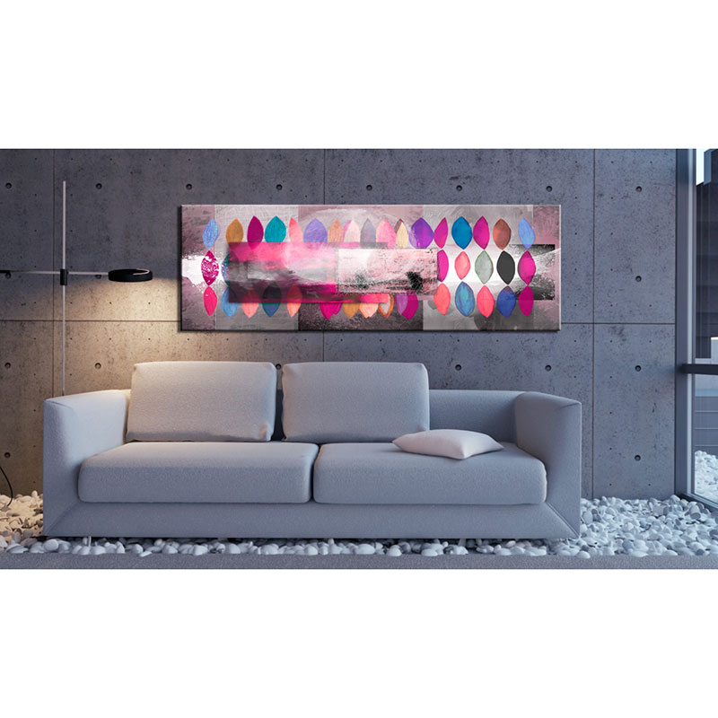 Handmålad Tavla Arkiio Color Trends 120x40