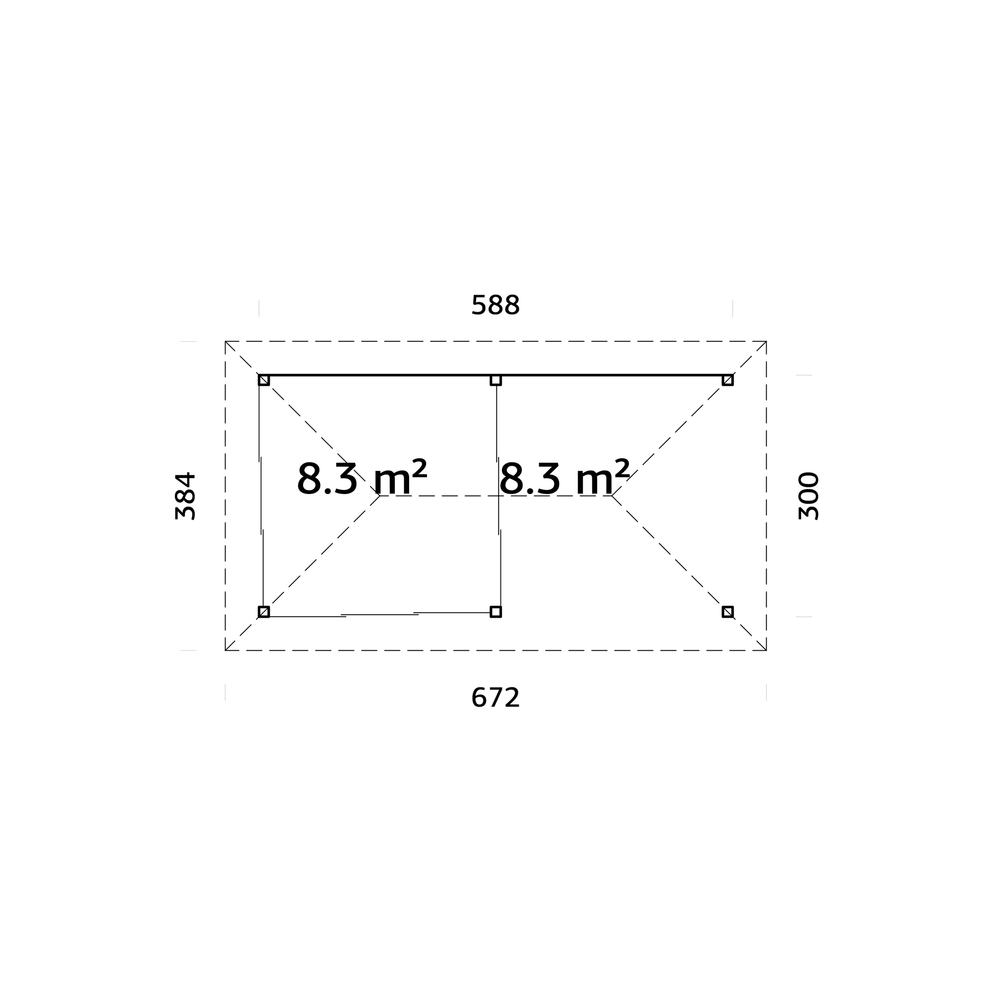 Uterum Palmako Bianca 16,6 m2 Set 206 Slide