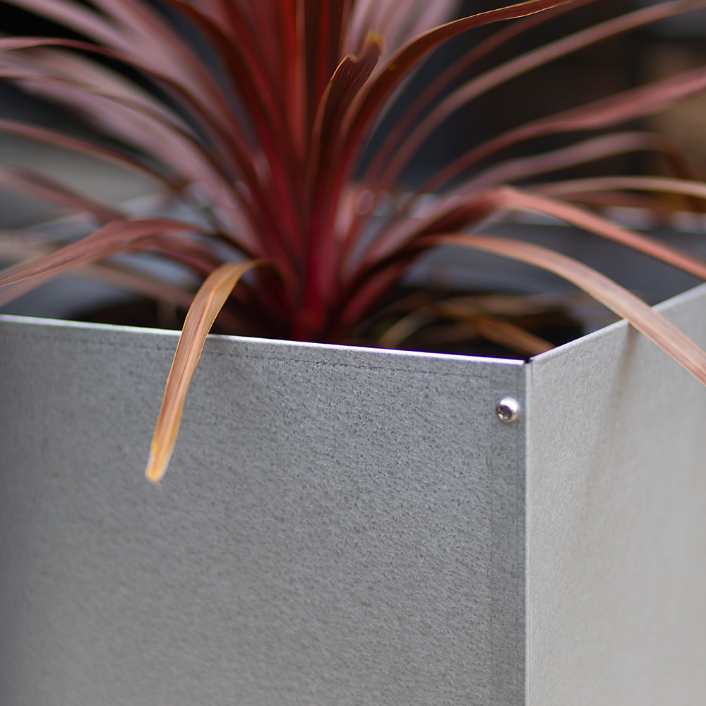 Kruka Skotte Garden Zinkplåt 40X40X45 cm