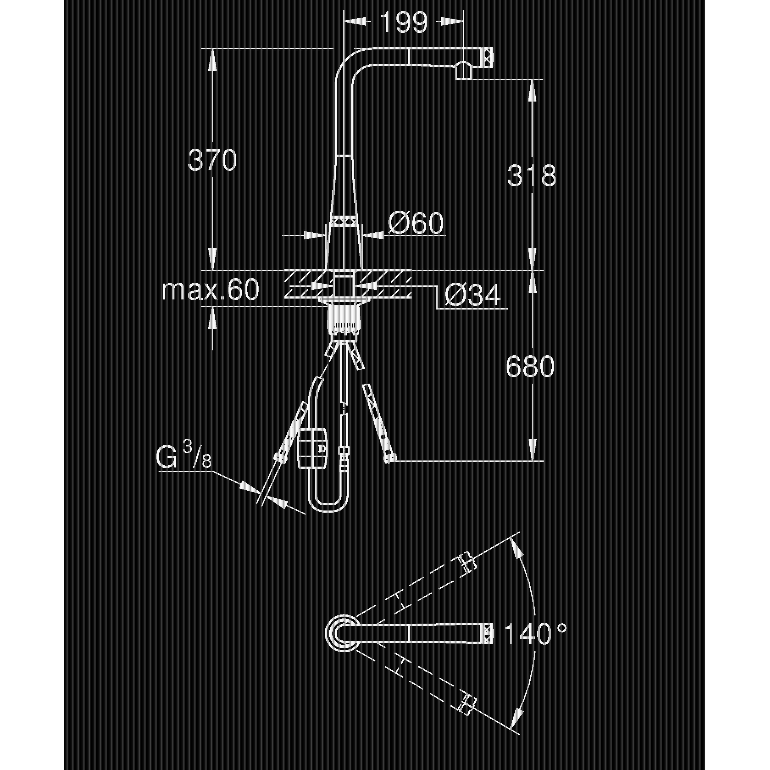 Köksblandare Grohe Zedra 31593 med Smart Control