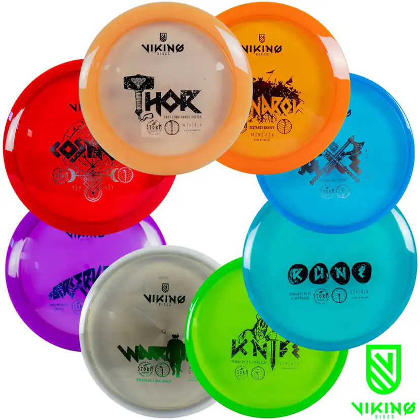Frisbeegolf Viking Discs Storm Original 8-Disc Set