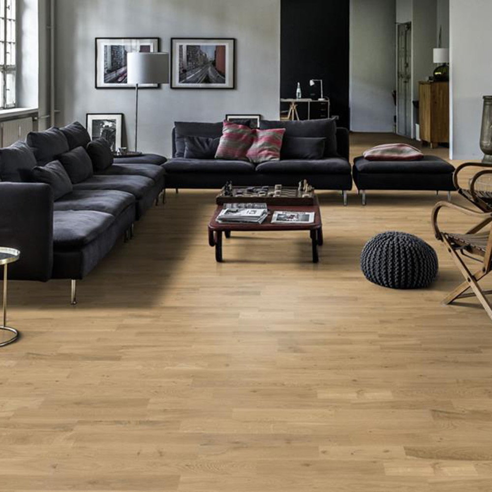 Parkettgolv Kährs Silk Mattlackad Ek 2-stav