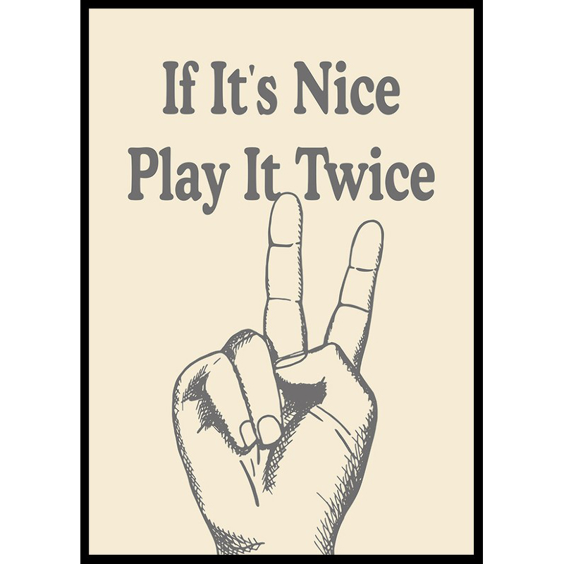 Poster Gallerix Nice Play Twice