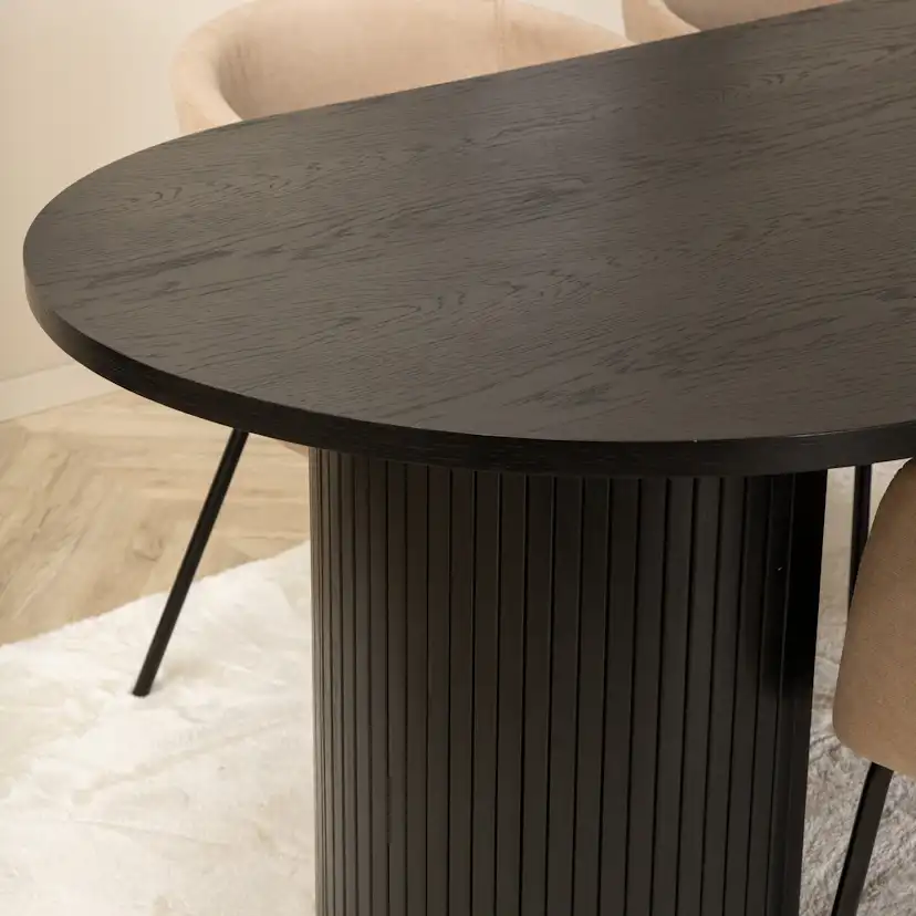 Matgrupp Venture Home Bianca med 4 Bergen Stolar Polyester