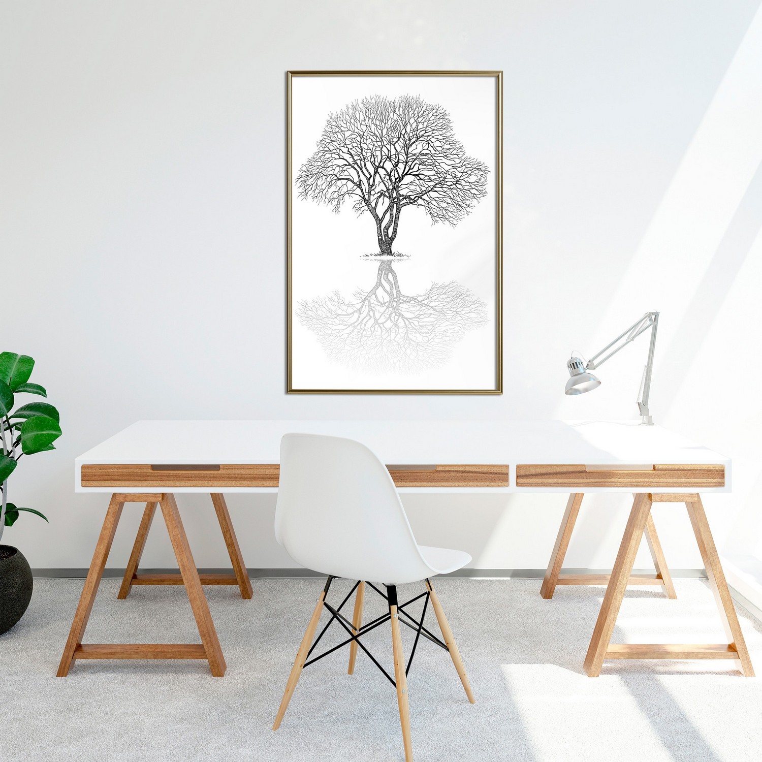 Poster Artgeist Affisch Reflection Tree