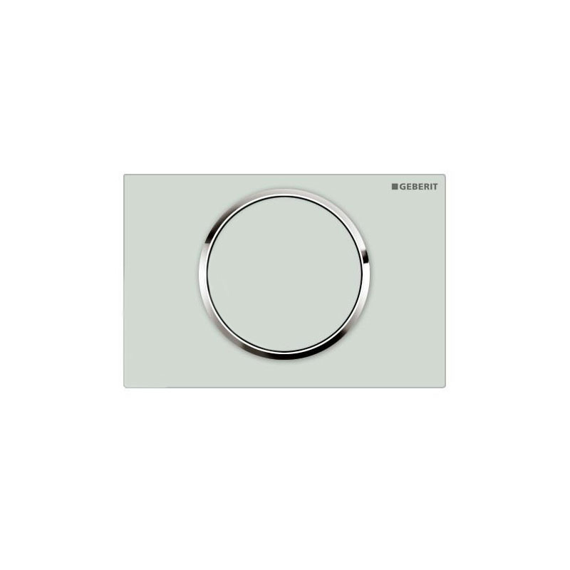 Spolknapp Geberit Sigma 10 Blank/Matt/Blankförkromad