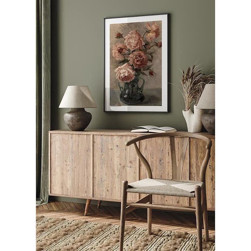 Poster Gallerix Rosen In Vase By Elise Nees Von Esenbeck