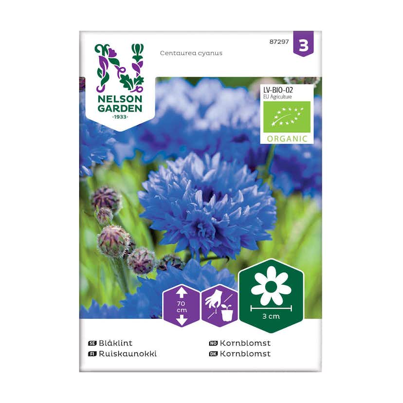 Frö Blåklint Nelson Garden Hög Organic