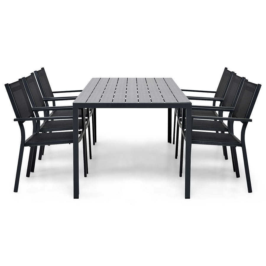 Matgrupp Comfort Garden Tunis med 6 Stolar