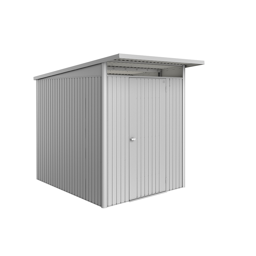 Redskapsbod Biohort Avantgarde Eco A2 Metallic Silver Standarddörr