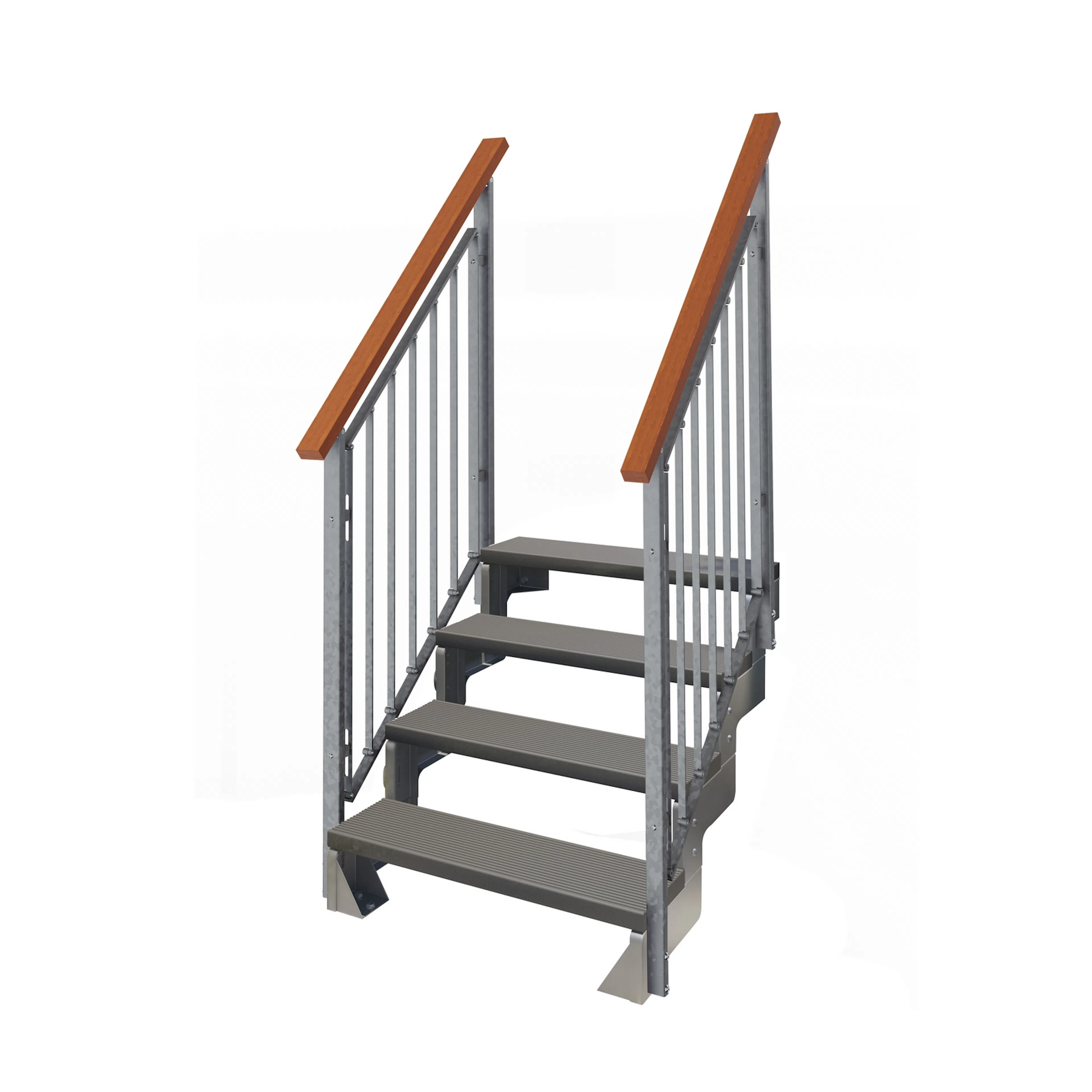 Trädgårdstrappa Dolle Gardentop Trimax med Nordic Räcke
