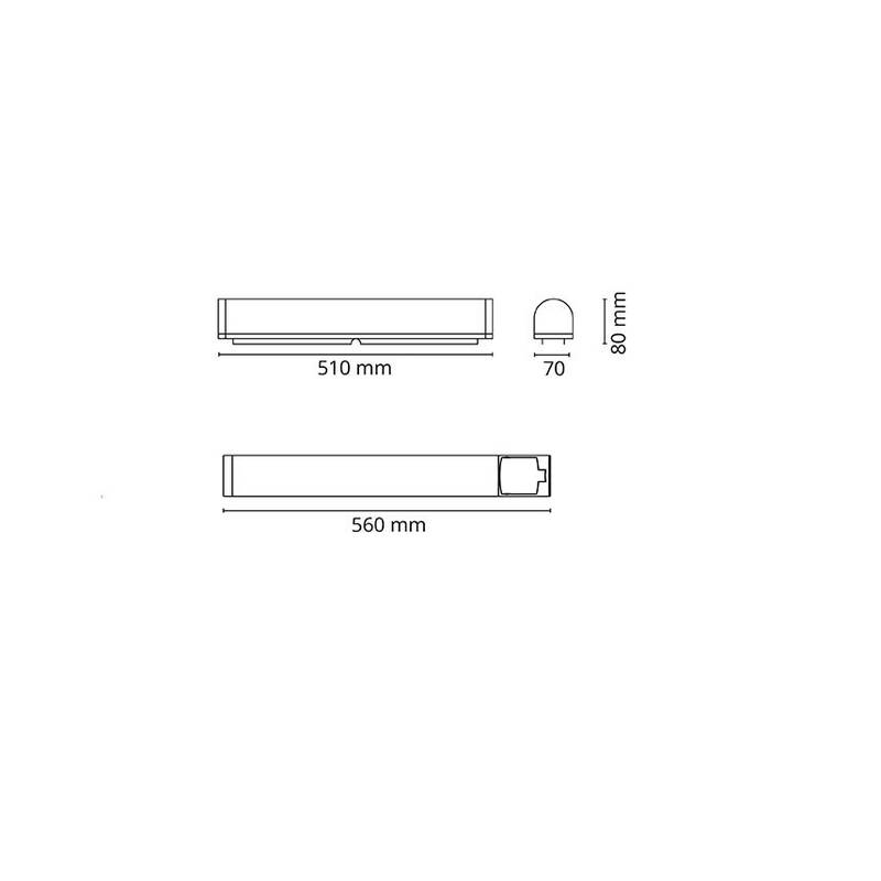 Badrumsarmatur SG ARMATUREN Prelude M-V LED 3000K