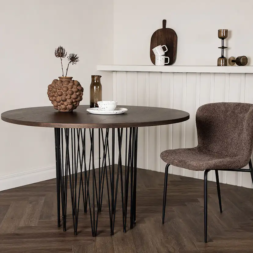 Matbord furniture/fashion Stone Runt Bord för 6 personer Ø120 cm