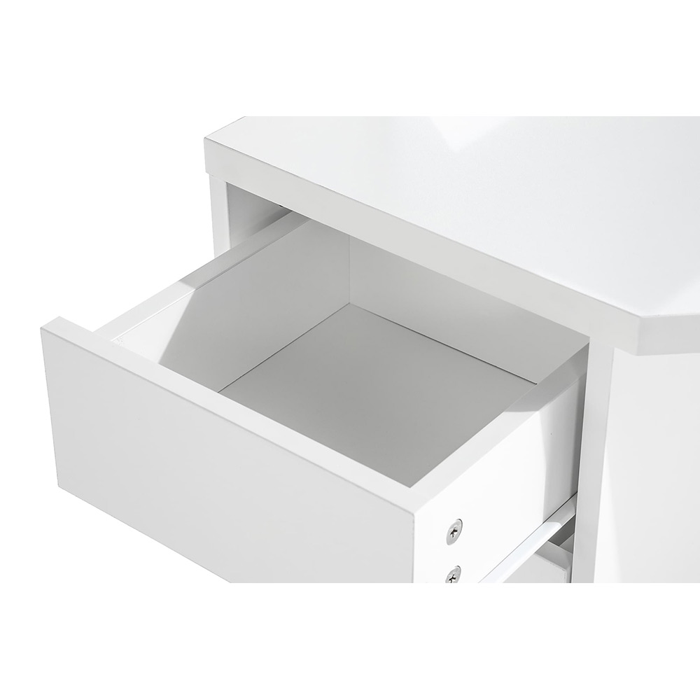 Sminkbord In Living Hidingsta med Spegel, Lådor & Pall