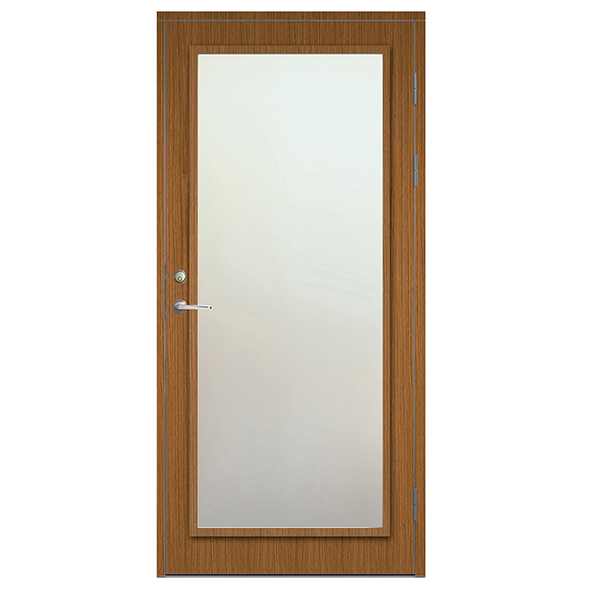 Ytterdörr SnickarPer 517G Teak Klarglas