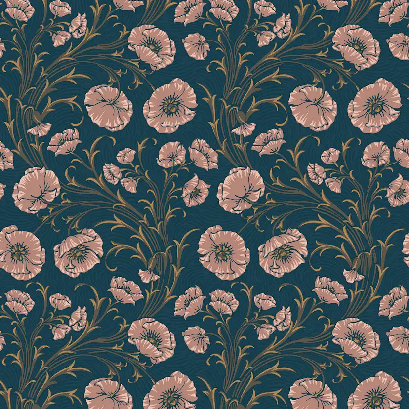 Tapet Boråstapeter Poppy Flow 2272