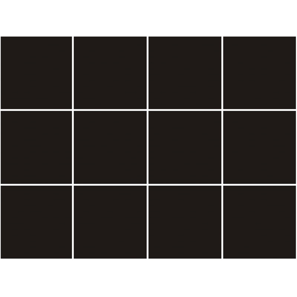 Klinker Konradssons Color 2 Black Svart Matt 10x10 cm
