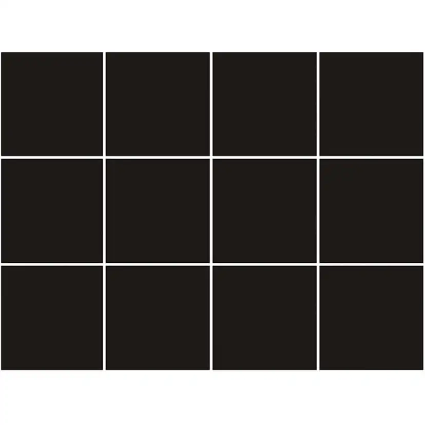 Klinker Konradssons Color 2 Black Svart Matt 10x10 cm