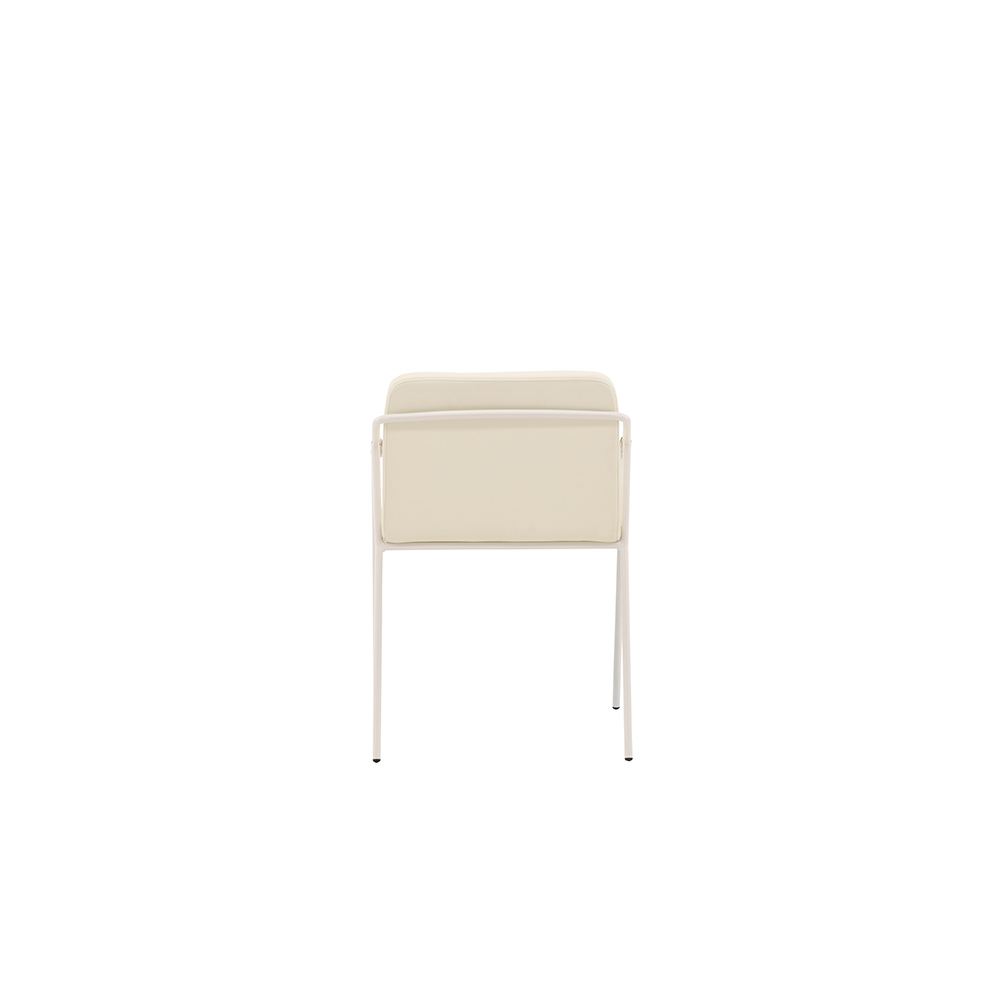 Tvist Dining Chair - Beige / Beige PU Beige