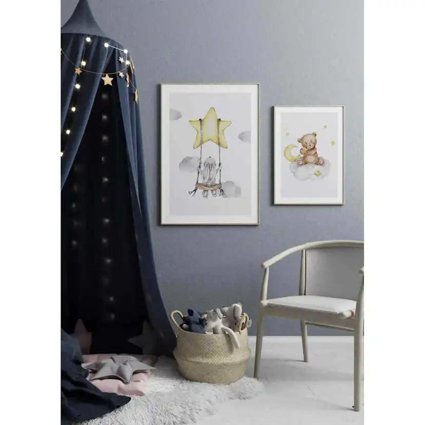 Poster Gallerix Star Swing Bunny