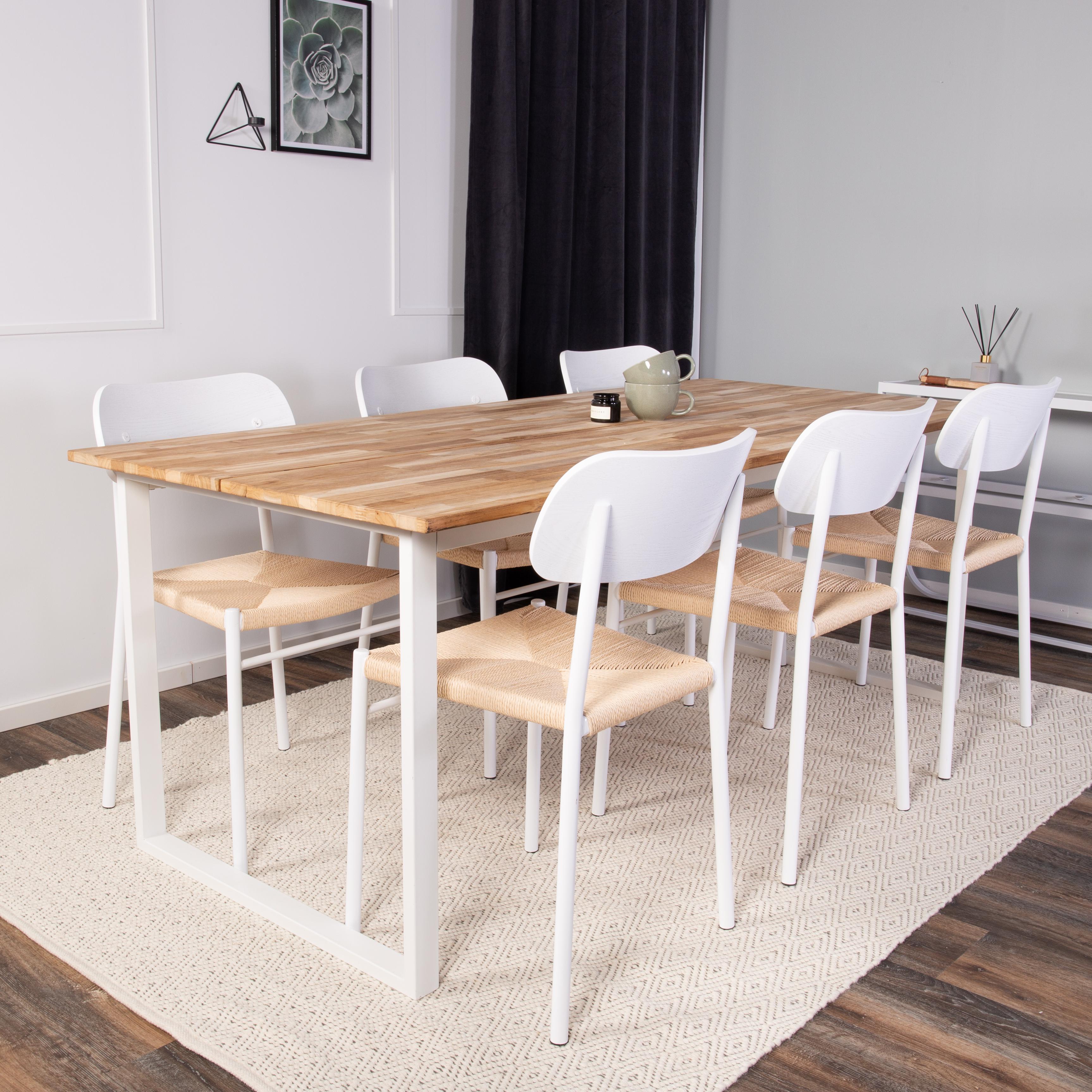 Matgrupp Venture Home Cornelia med 6 Peggy Stolar