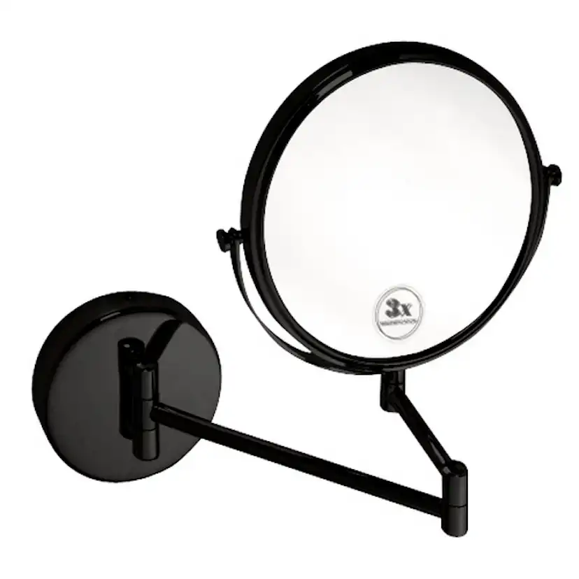 Sminkspegel Duschbyggarna Black