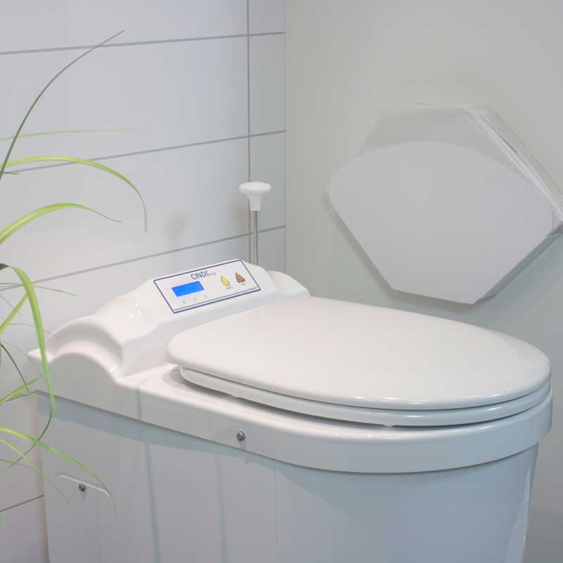 Förbränningstoalett Separett Family II med Ventilationspaket