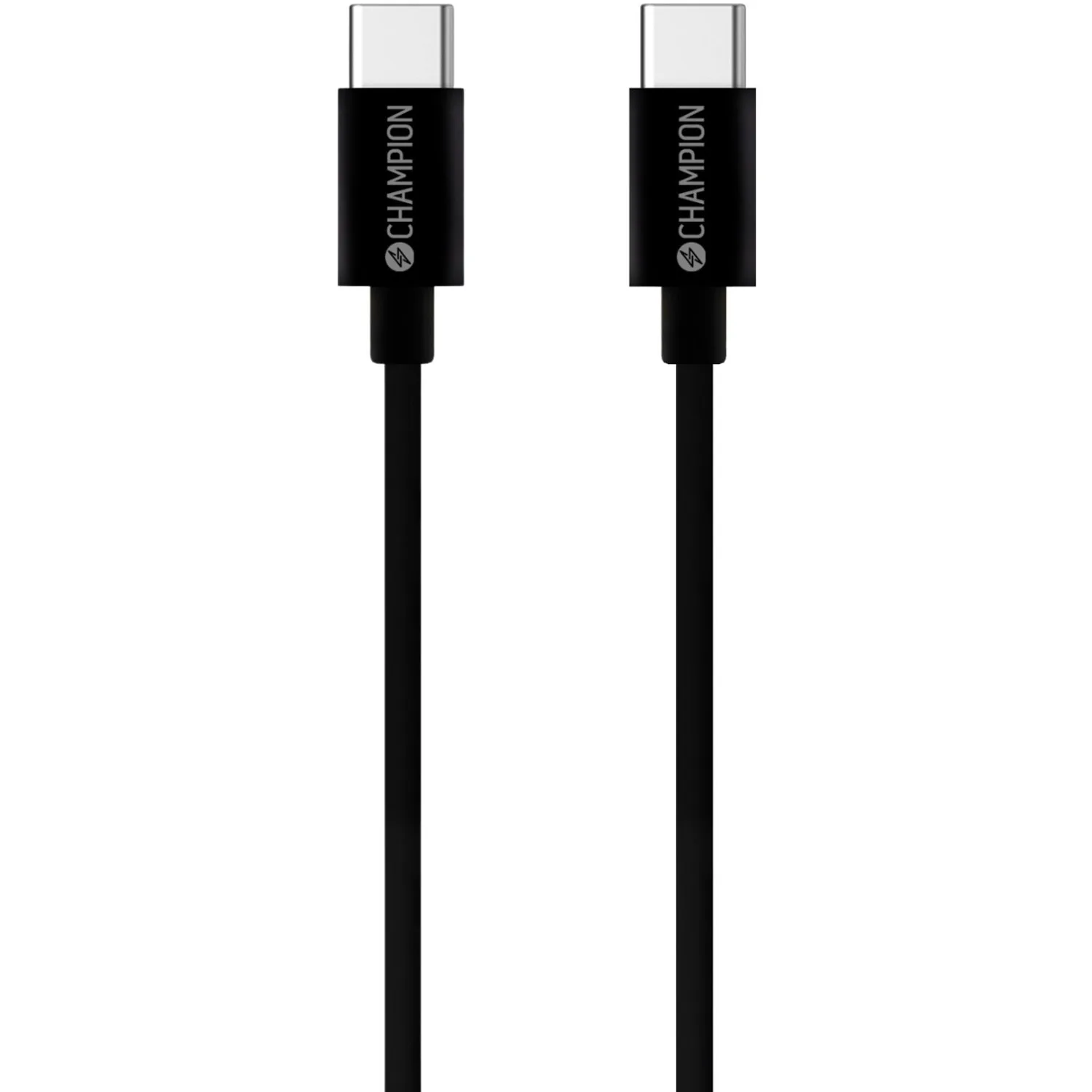 USB-C Champion Kabel 60W 1m Svart