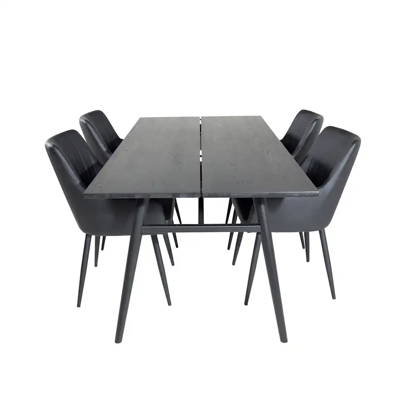 Matgrupp Venture Home Sleek med 4 Comfort stolar
