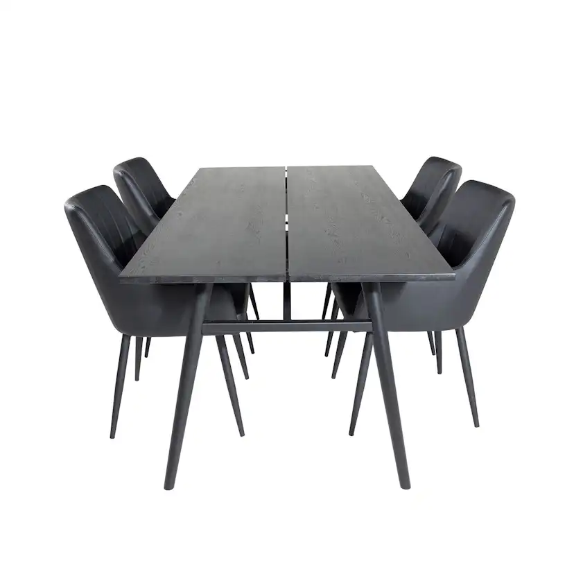 Matgrupp Venture Home Sleek med 4 Comfort stolar