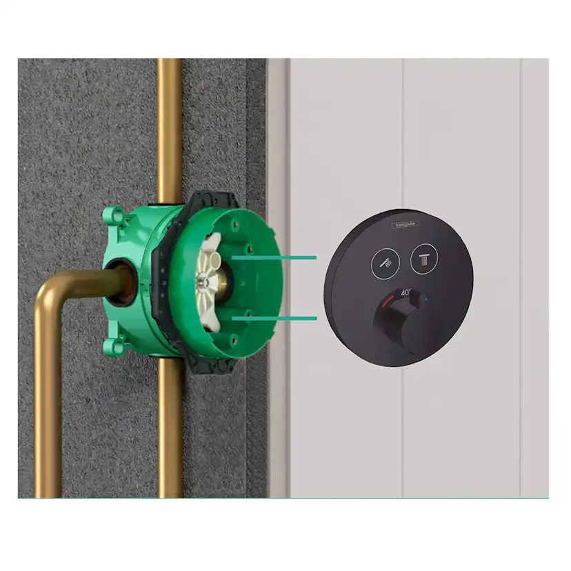 Takduschset Hansgrohe Raindance S 240 1jet ShowerSelect S Mattsvart