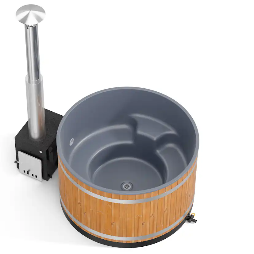 Kirami Comfort Steady M CUBE Thermowood/CasualGray Färg ram: CasualGray, Färg kar: Thermowood
