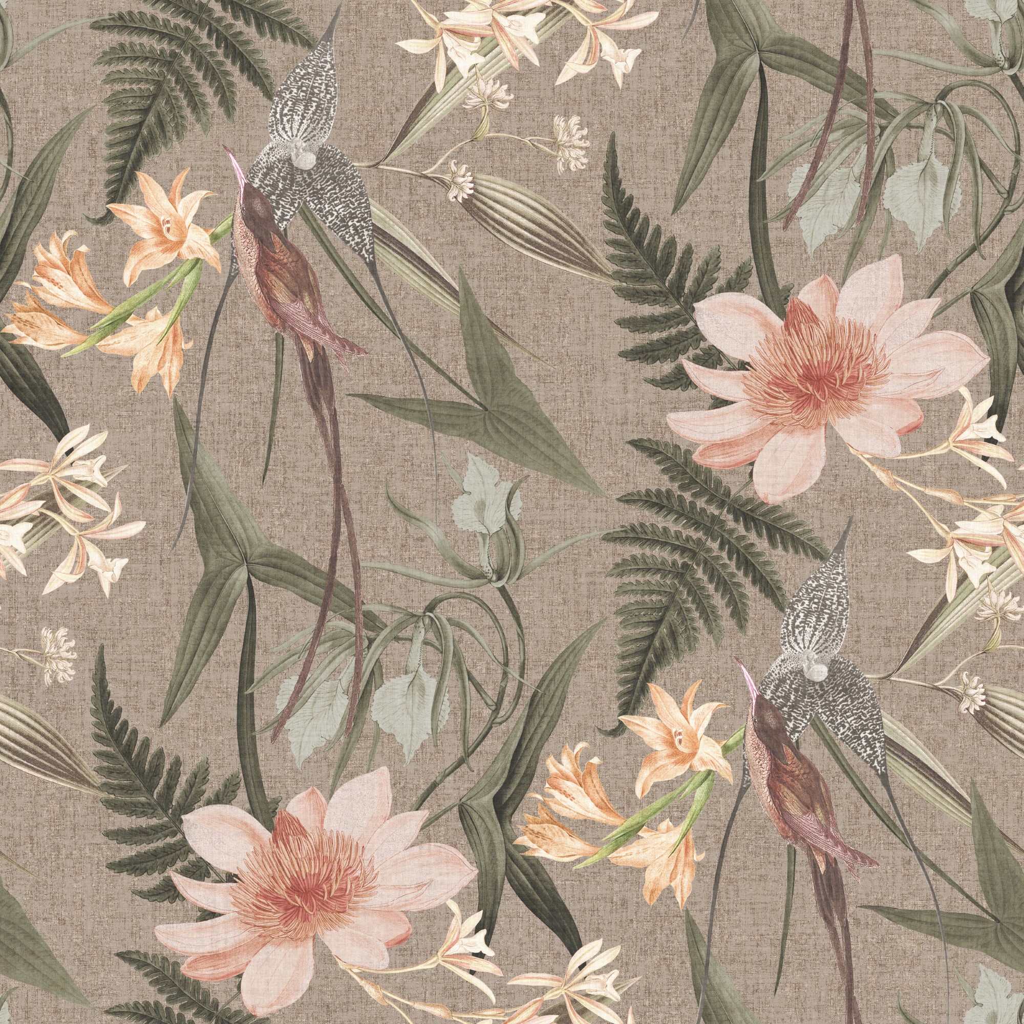 Tapet Superfresco Easy Paradise Garden Taupe