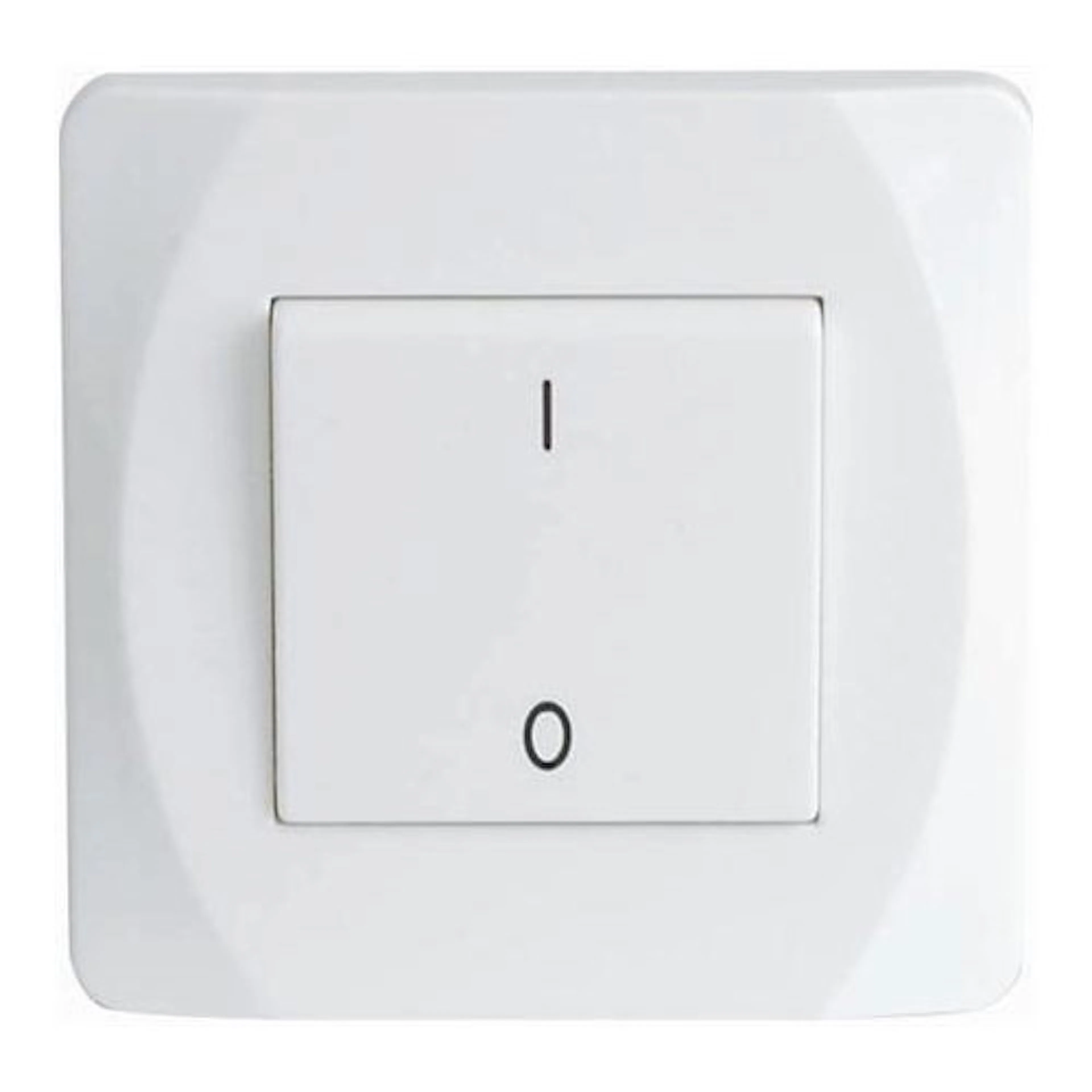 Strömbrytare Malmbergs Nova Infälld 2-Pol Vit