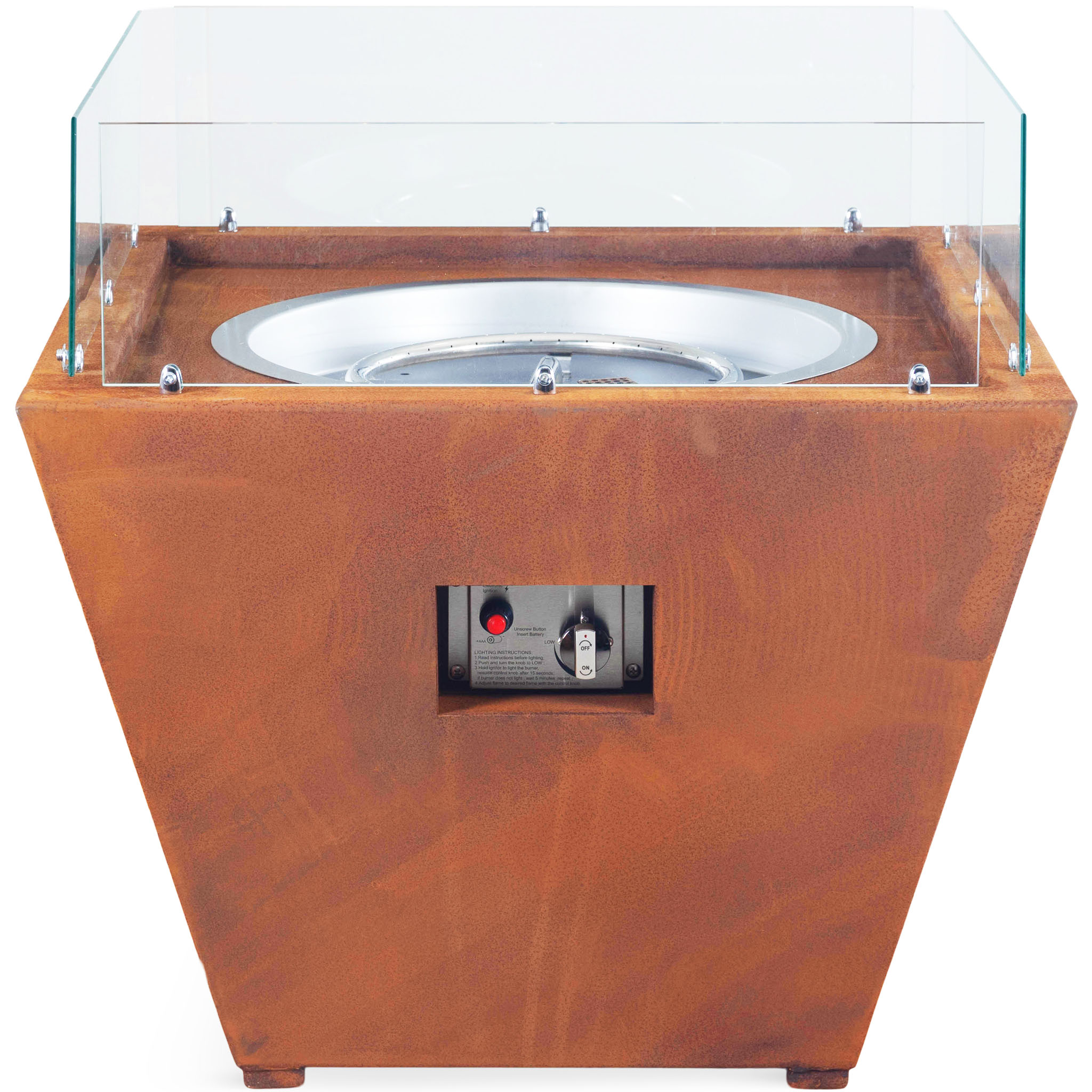 Eldstad Lyfco Cortenstål Gasoldriven Husum