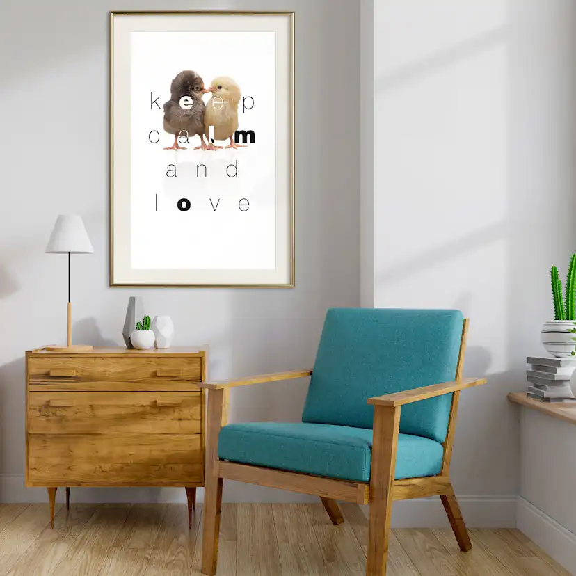 Poster Artgeist Affisch Keep Calm and Love