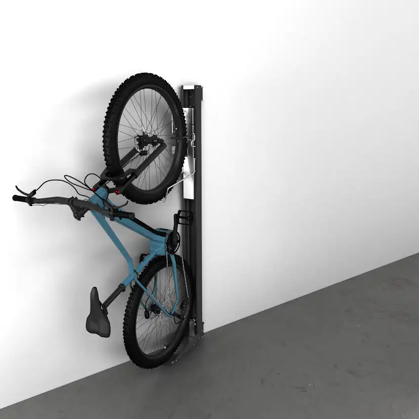 Cykelhållare BikeLift för Väggmontering Svängbar Mörkgrå