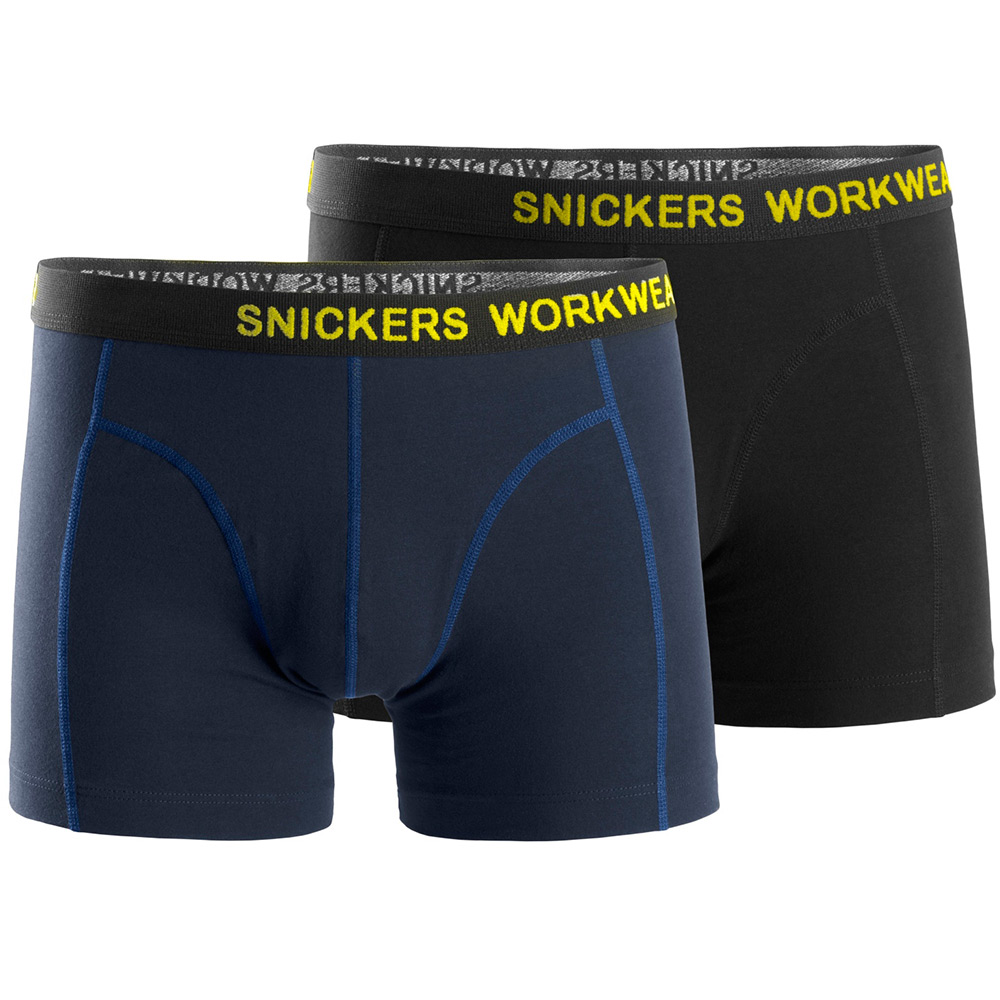 Kalsong i stretch 2-pack Storlek: M , Färg: Svart/Marin