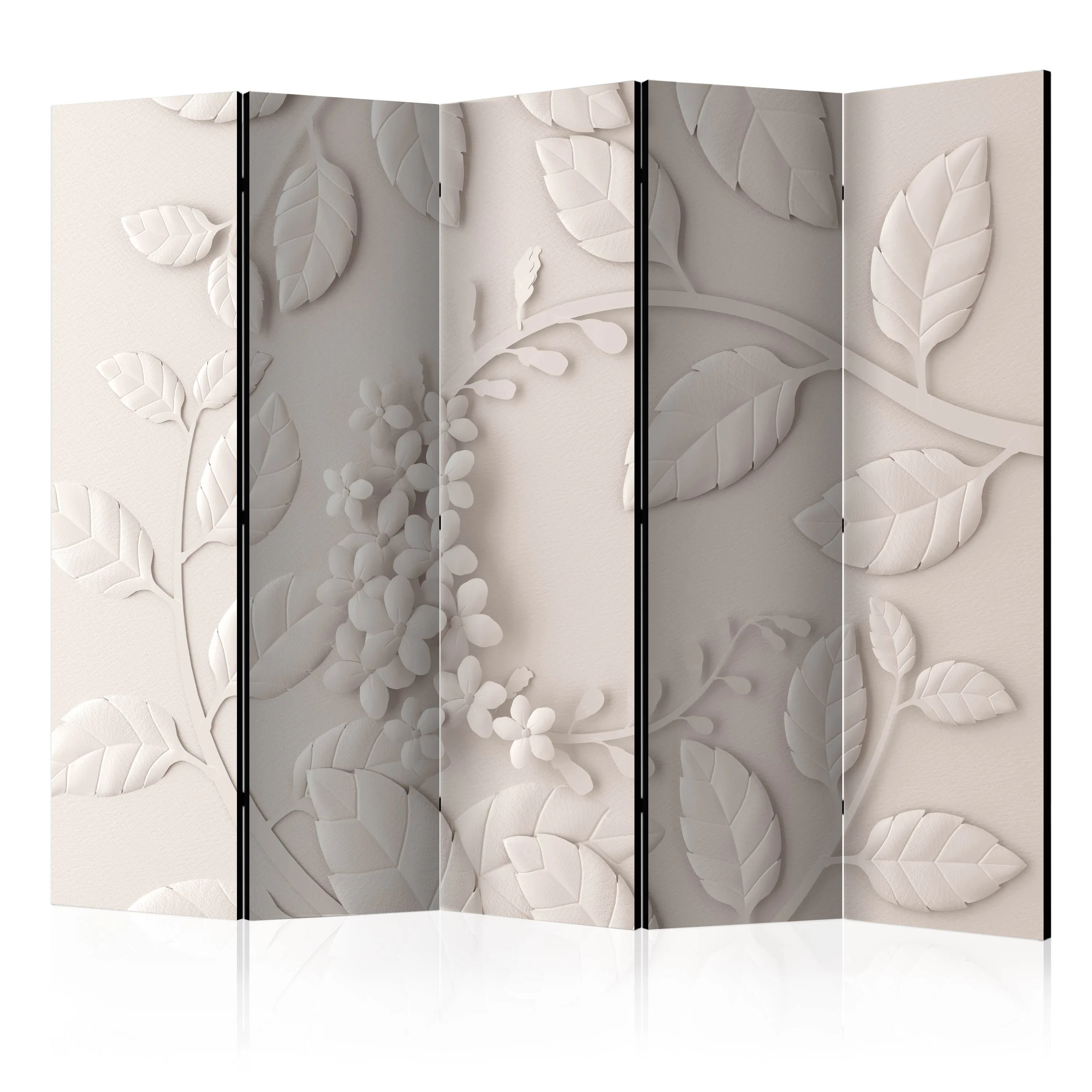 Rumsavdelare Arkiio Paper Flowers Cream II 225x172 cm