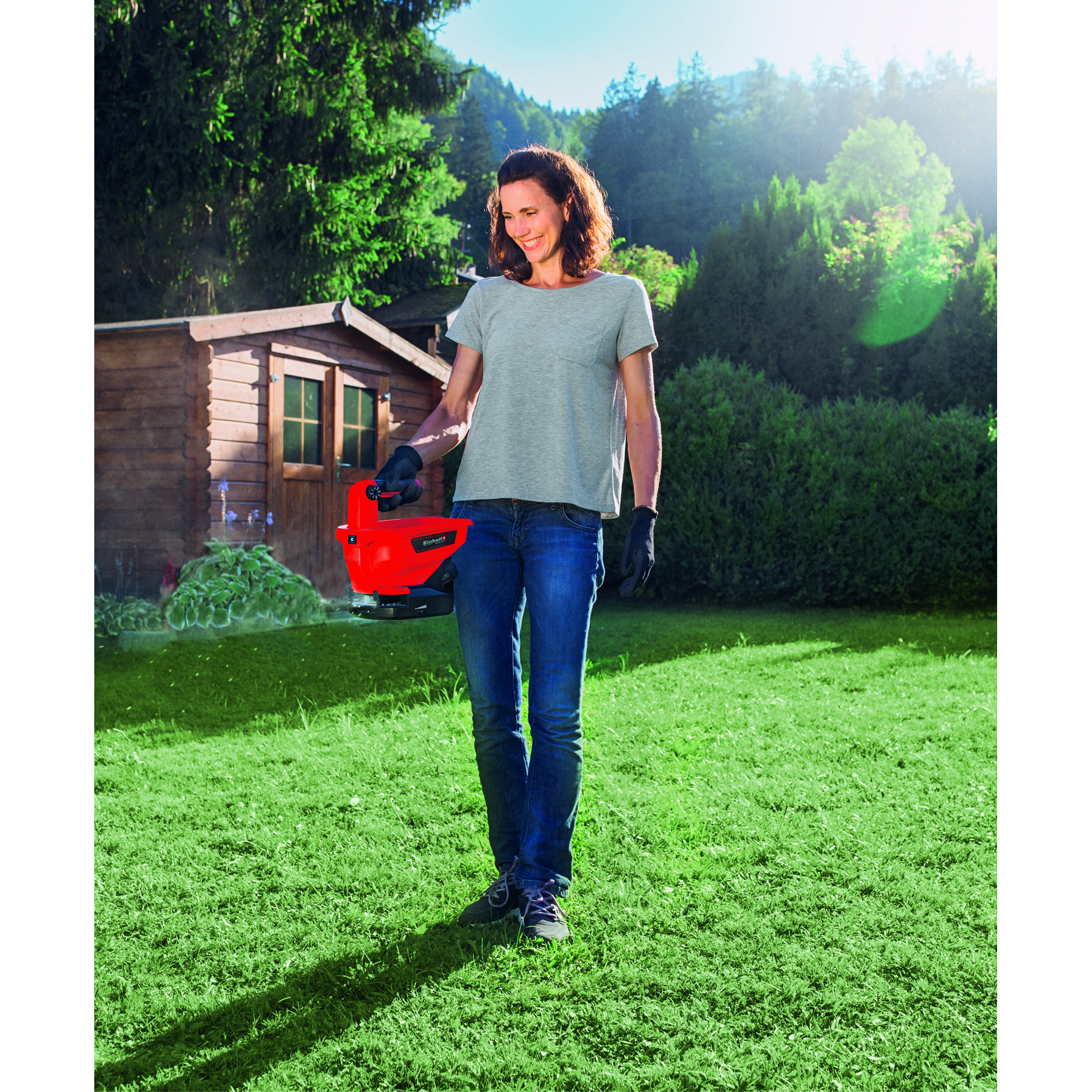 Universalspridare Einhell GE-US 18 Li-Solo utan Batteri