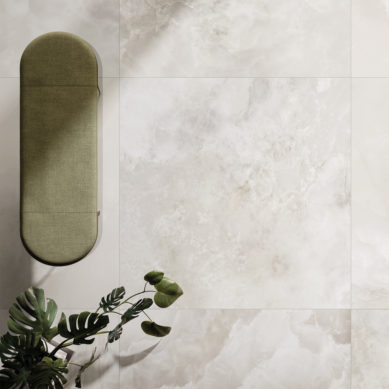 Klinker Ceramiche Keope Onice Pearl Grå 60x60 cm