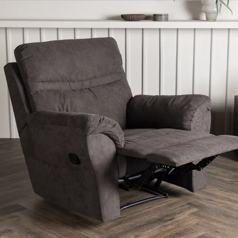 Reclinerfåtölj Venture Home Taranto Brun Fåtölj i Polyester