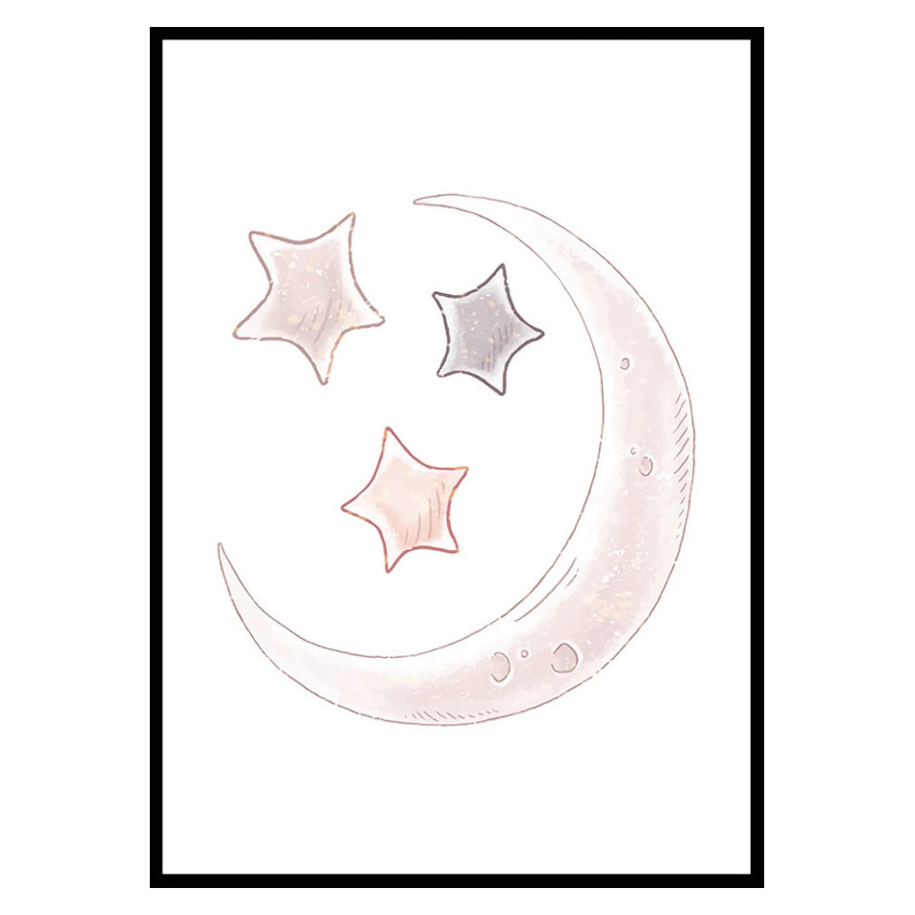 Poster Gallerix Moon And Stars