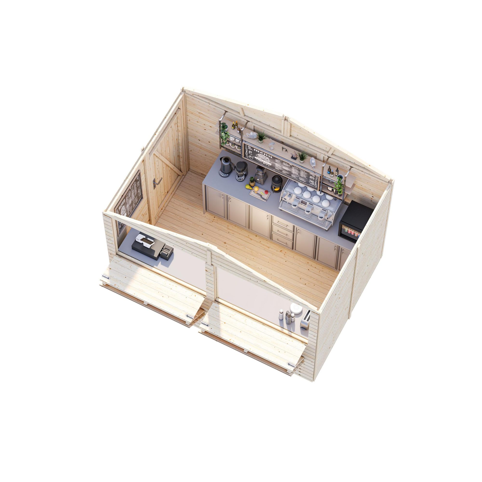 Stella 5,0 m2 Brun dippad
