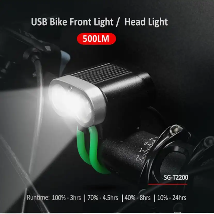 Cykelstrålkastare Briv Nitemate T2200