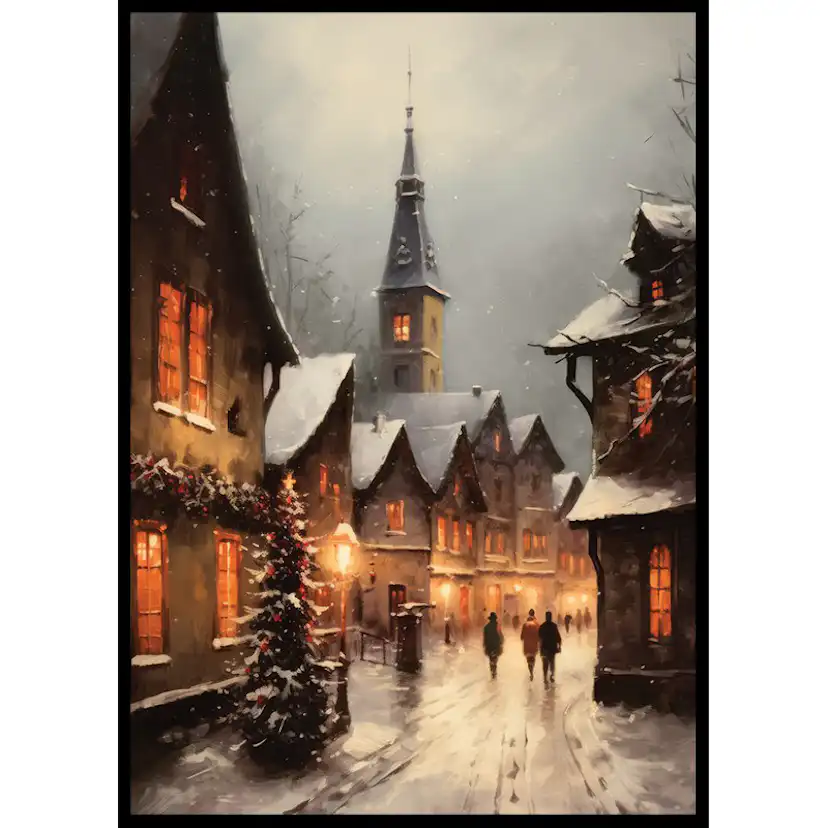 Poster Gallerix Winter Village No4