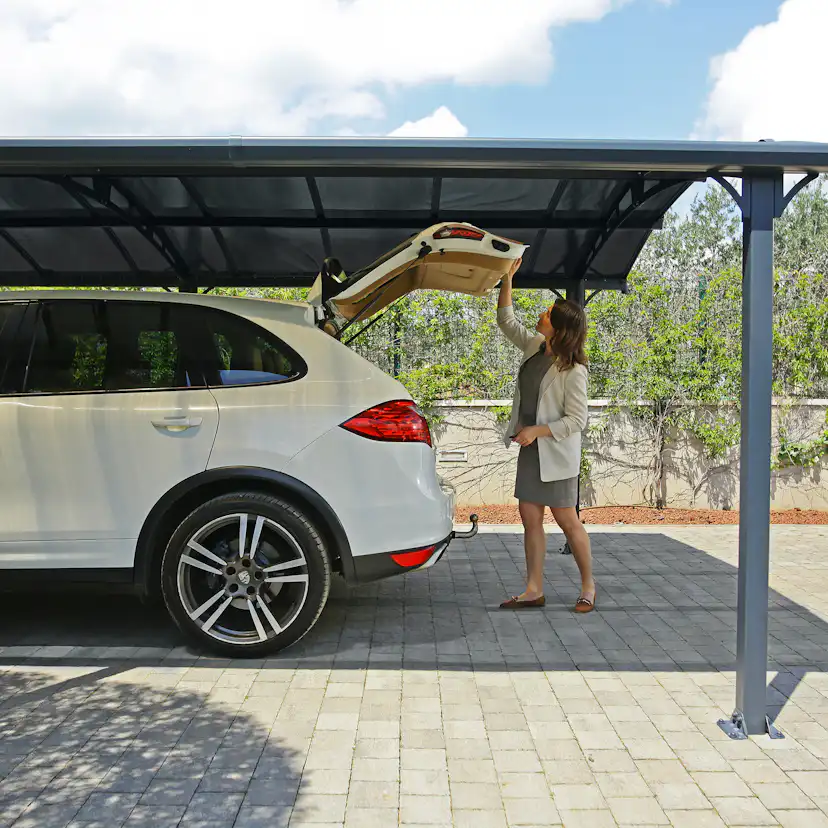 Dubbel Carport Canopia by Palram Arcadia I Metall 3,6x11 m