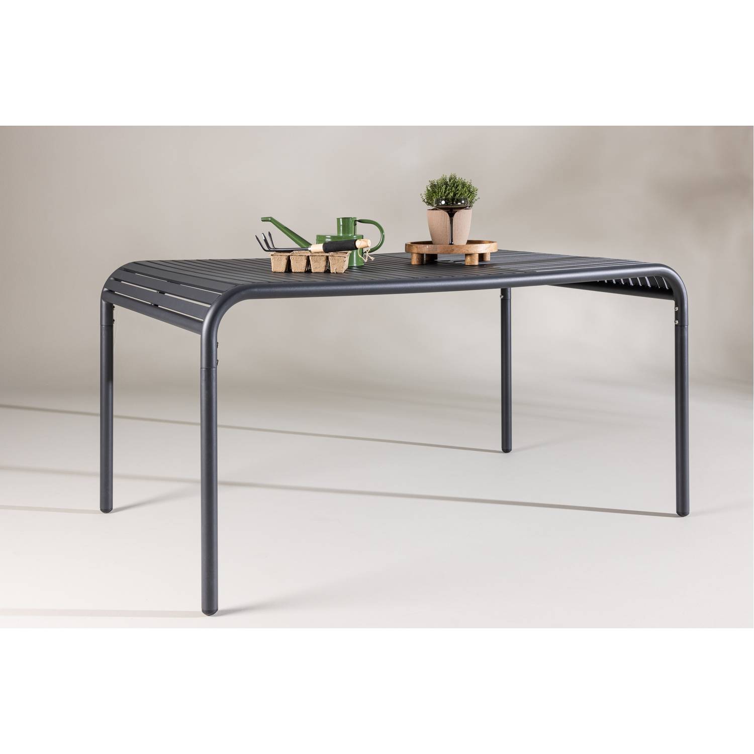 Trädgårdsbord Comfort Garden Gardeno Matbord Utomhus 90x150 cm utebord i aluminium