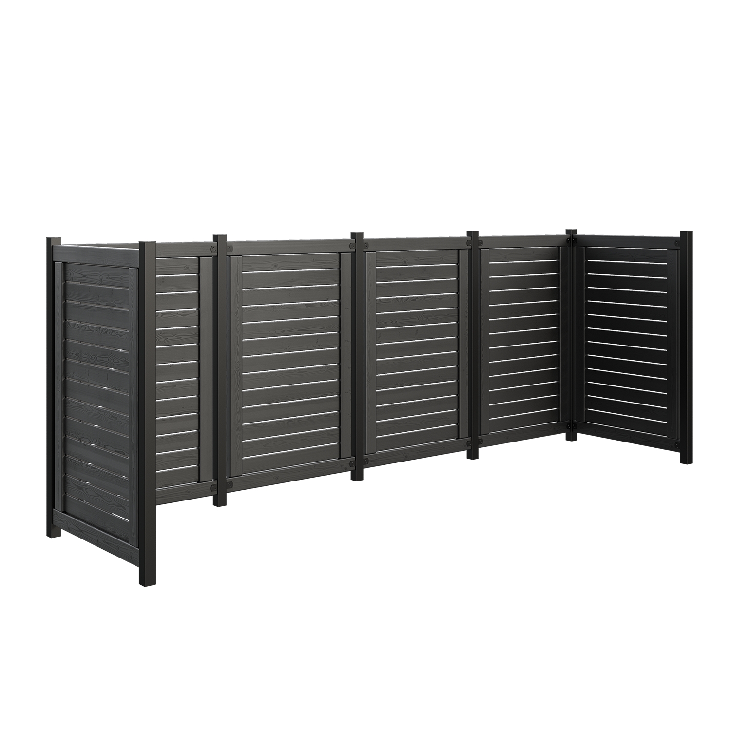 Avfallsskjul PLUS Lund 325x85x124 cm